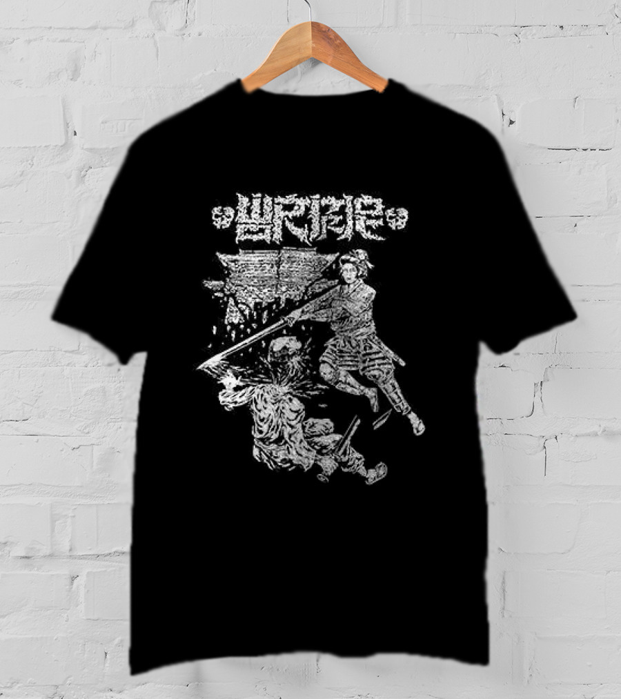 Wormrot The Darkest Burden Japanese Kanji Grindcore T-Shirt