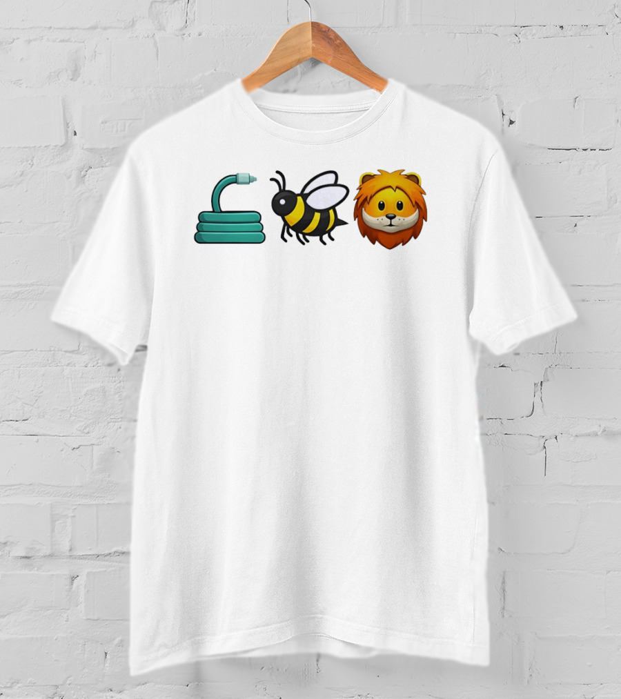 Hose Bee Lion Emoji Mashup T-Shirt