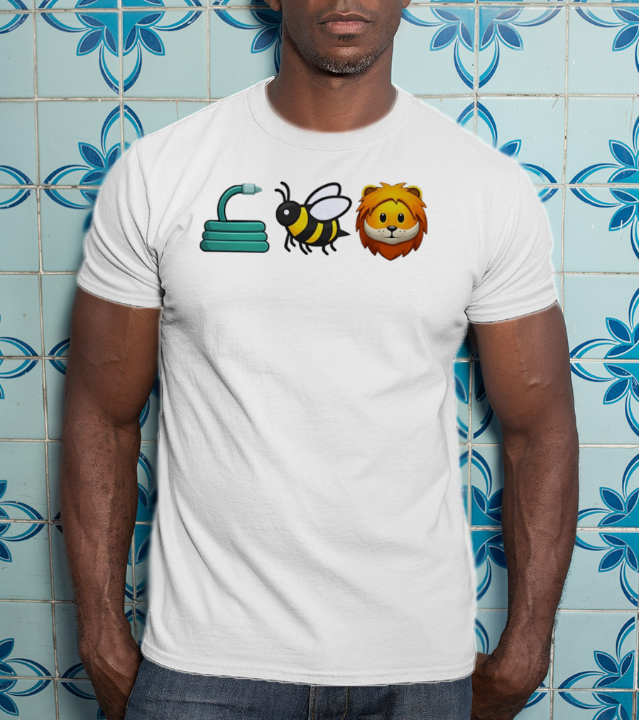 Hose Bee Lion Emoji Mashup T-Shirt