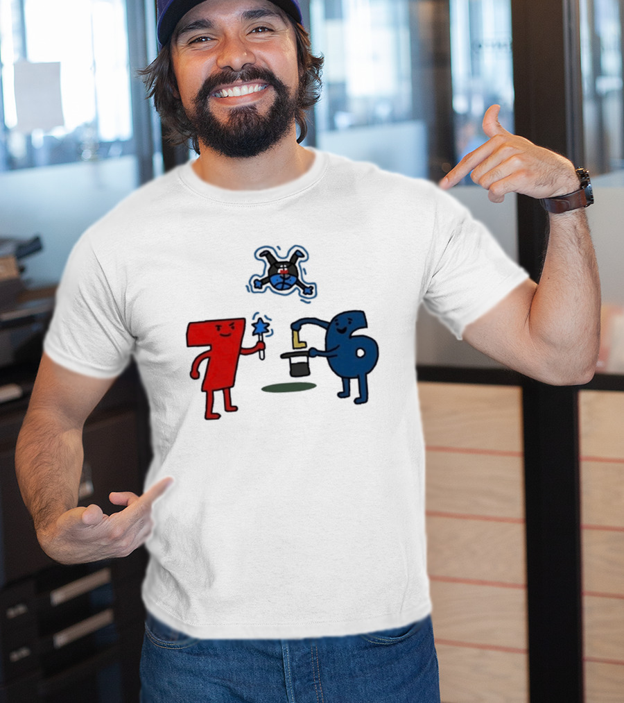 Philadelphia 76ers Steal Orlando Magic Meme With 76 And Magic Wand T-Shirt