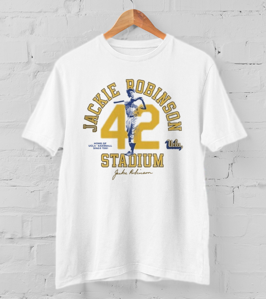Jackie Robinson 42 Stadium UCLA Baseball Honor 2026 T-Shirt