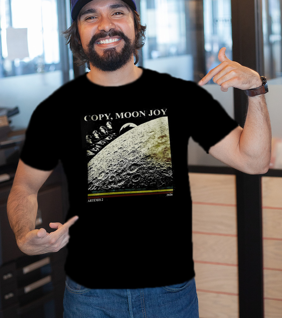 Artemis II Moon Mission Copy Moon Joy Astronaut Space Exploration T-Shirt