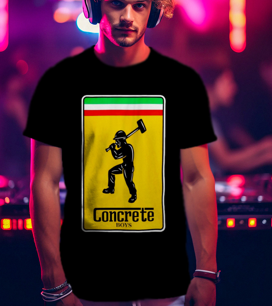 Concrete Boys Lil Yachty Scuderia Bold Graphic Worker T-Shirt