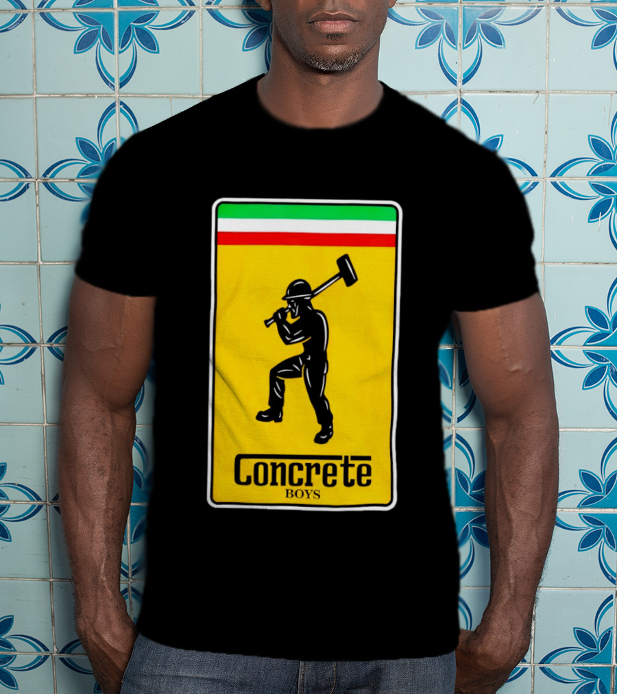 Concrete Boys Lil Yachty Scuderia Bold Graphic Worker T-Shirt
