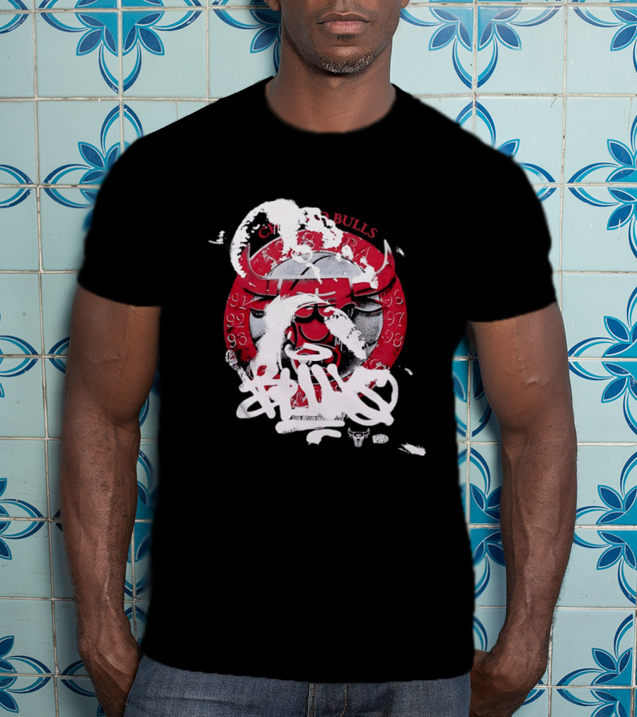 Chicago Bulls Dynasty Champions 91 92 93 96 97 98 T-Shirt
