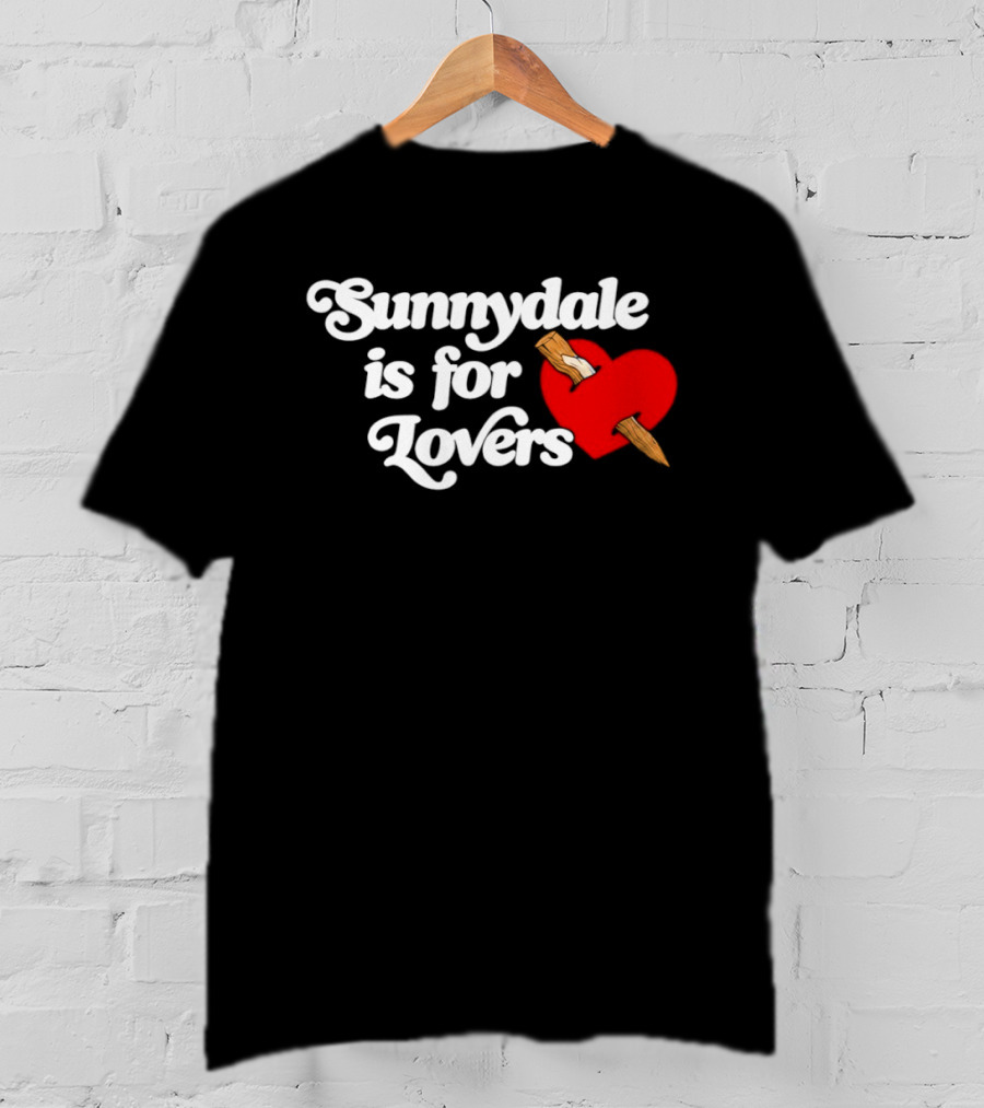 Sunnydale Is For Lovers Heart Stake Buffy Town T-Shirt