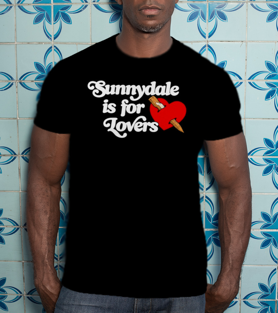 Sunnydale Is For Lovers Heart Stake Buffy Town T-Shirt