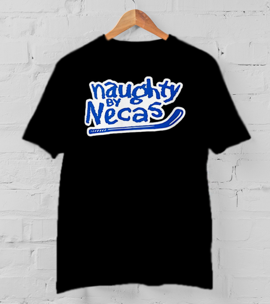 Martin Nečas Naughty By Necas Hockey T-Shirt