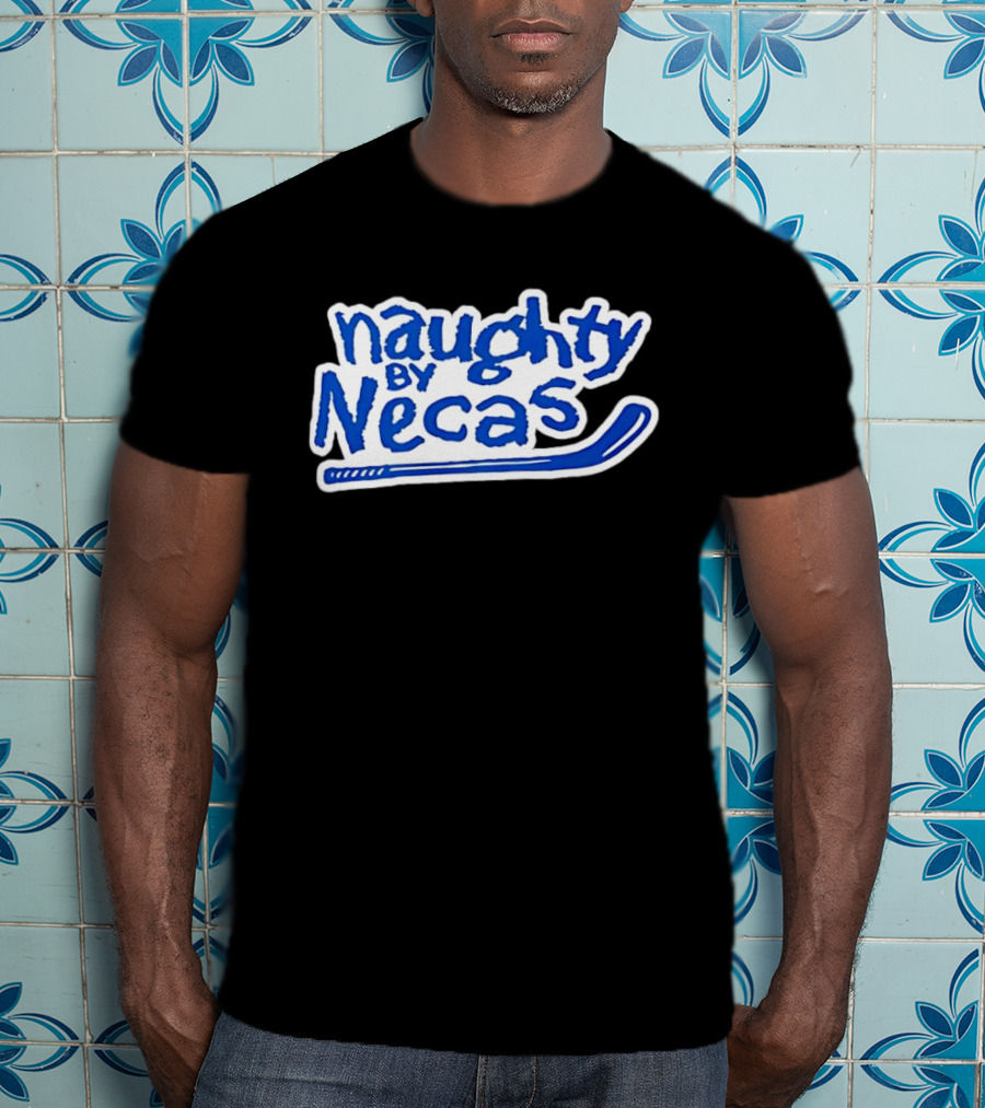 Martin Nečas Naughty By Necas Hockey T-Shirt