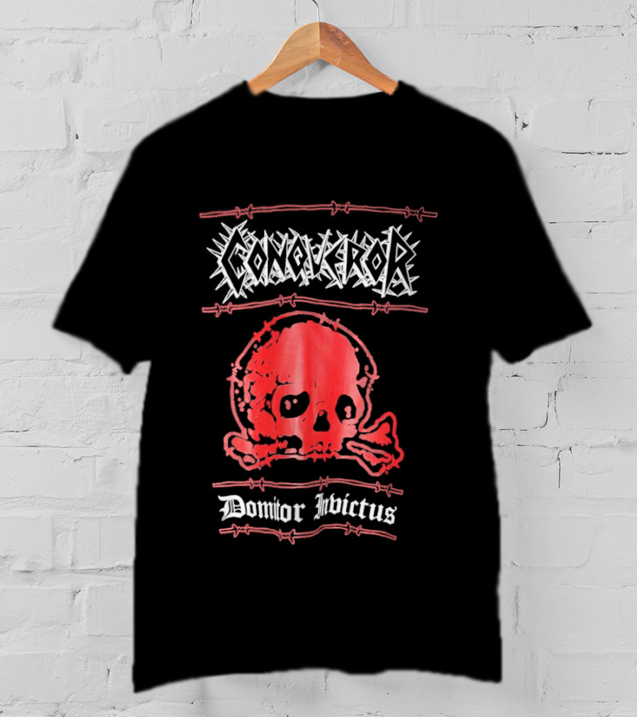 Conqueror Domitor Invictus Skull T-Shirt