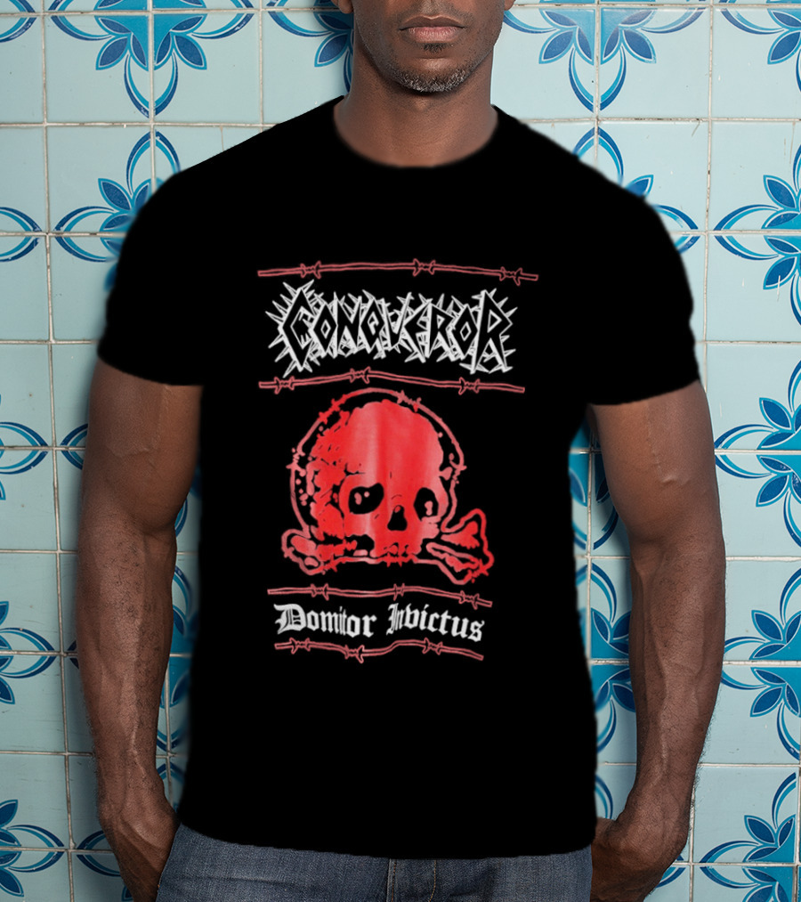 Conqueror Domitor Invictus Skull T-Shirt