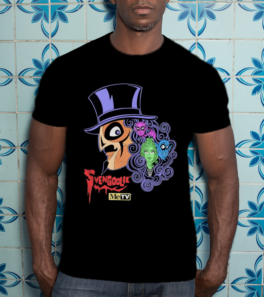 Svengoolie MeTV Horror Host Character Cartoon T-Shirt