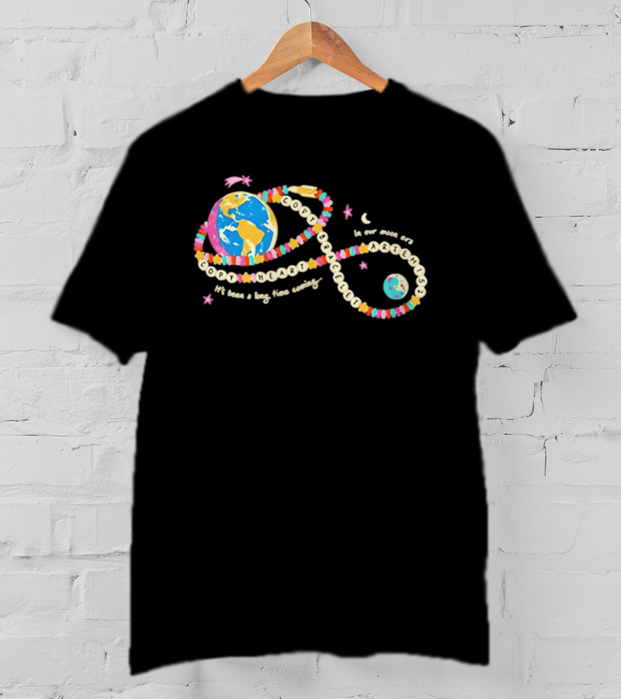 Copy Heart Copy Bracelet Artemis II NASA Mission It's Been A Long Road Coming T-Shirt
