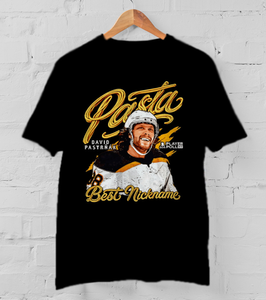 Pasta David Pastrnak Boston Best Nickname Player Profile T-Shirt