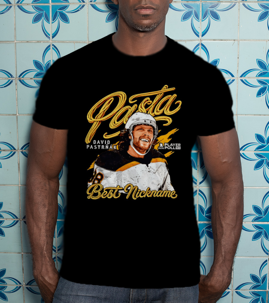 Pasta David Pastrnak Boston Best Nickname Player Profile T-Shirt