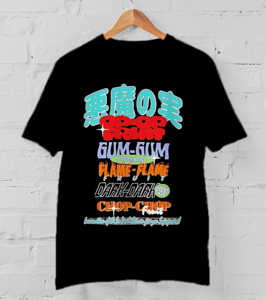 One Piece Devil Fruit Incarnation Of The Sea Devil That Can Give You Superpowers Anime T-Shirt