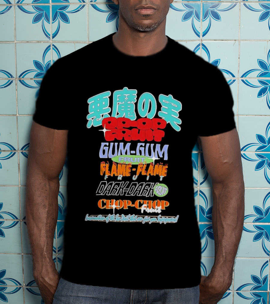 One Piece Devil Fruit Incarnation Of The Sea Devil That Can Give You Superpowers Anime T-Shirt