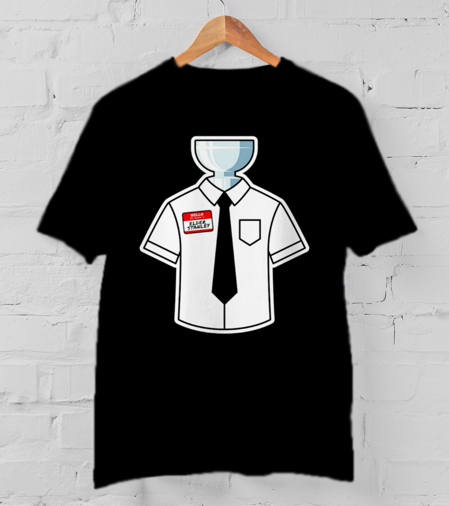 Elder Stanley Cup NHL 2026 Trophy Hello My Name Is Sticker T-Shirt