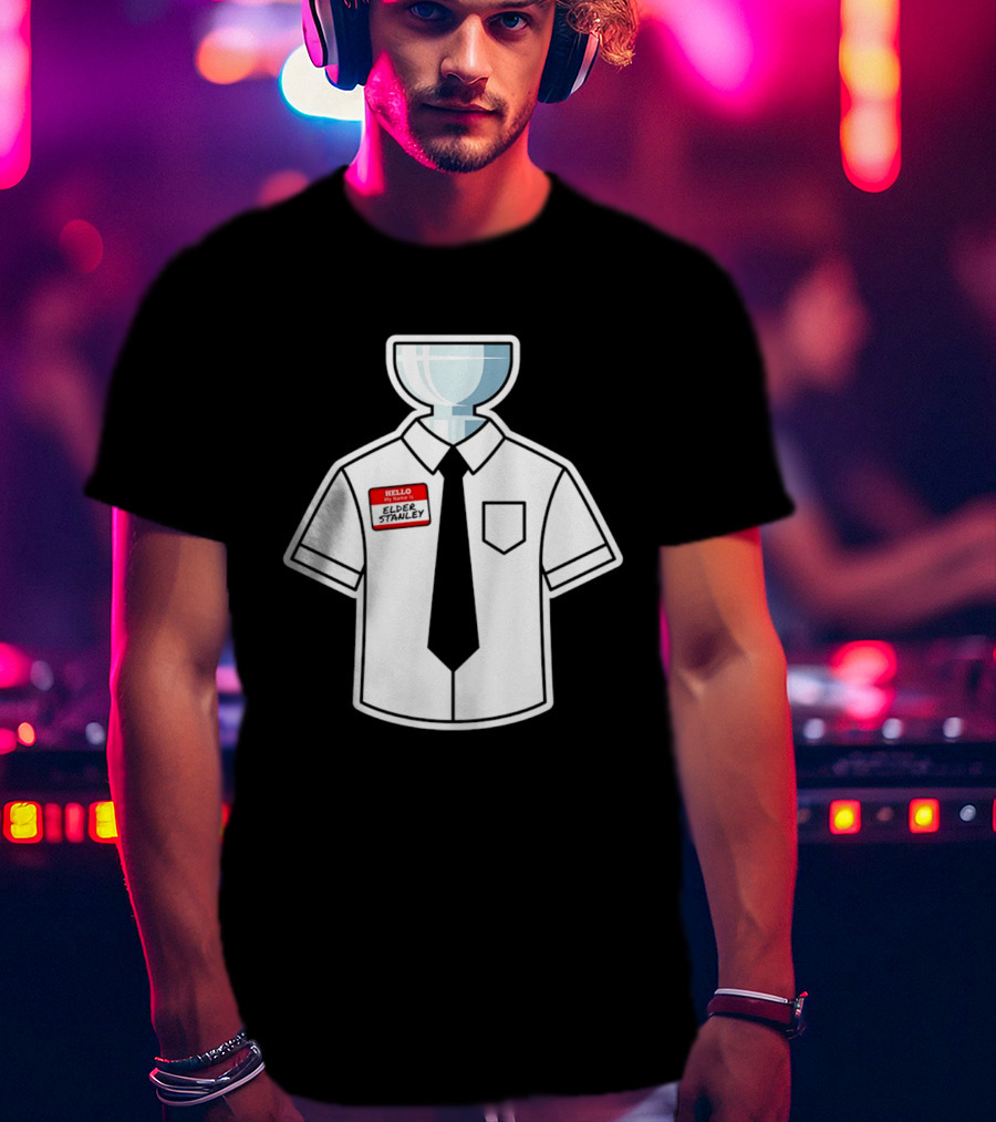 Elder Stanley Cup NHL 2026 Trophy Hello My Name Is Sticker T-Shirt