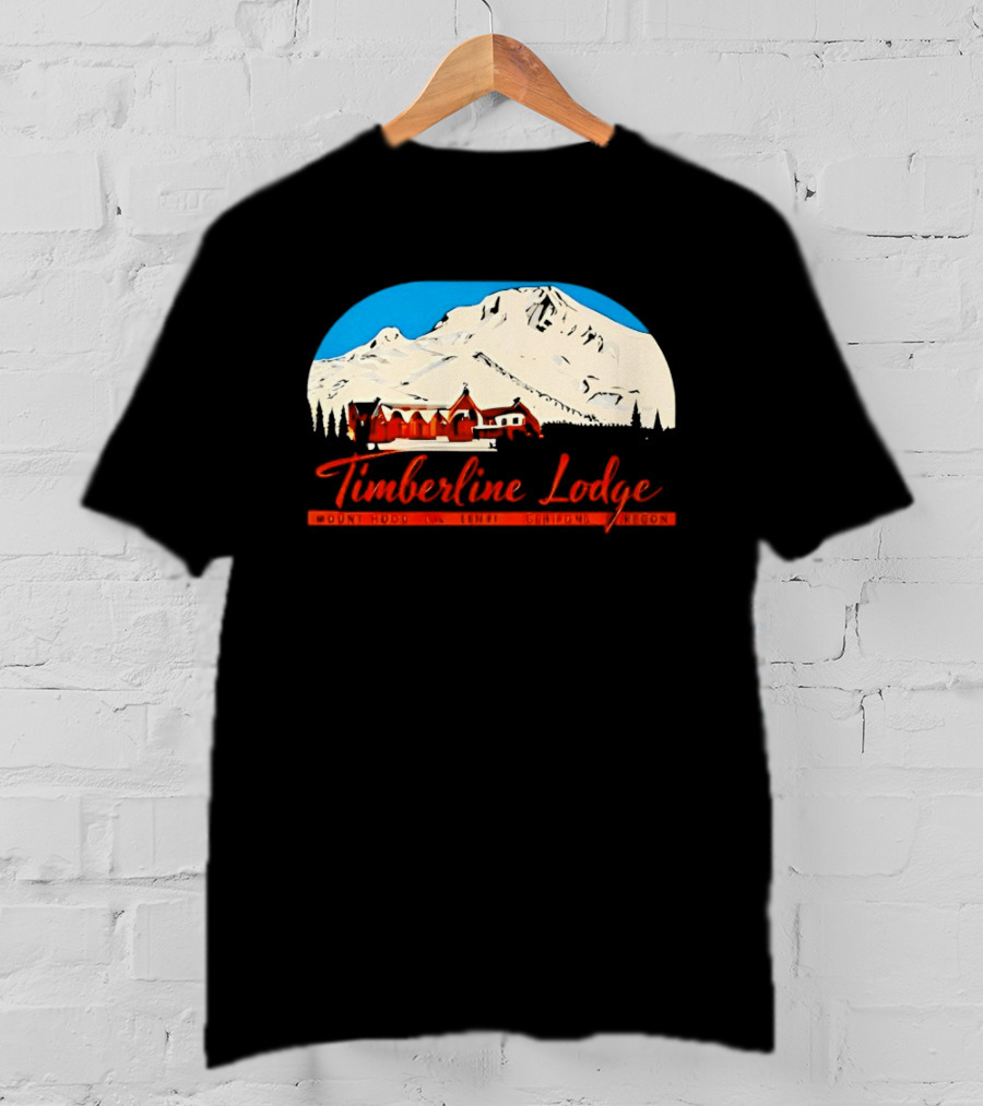 Timberline Lodge Mount Hood Ski Mountain Retreat Oregon T-Shirt