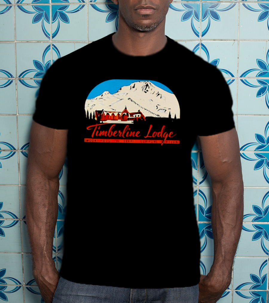 Timberline Lodge Mount Hood Ski Mountain Retreat Oregon T-Shirt