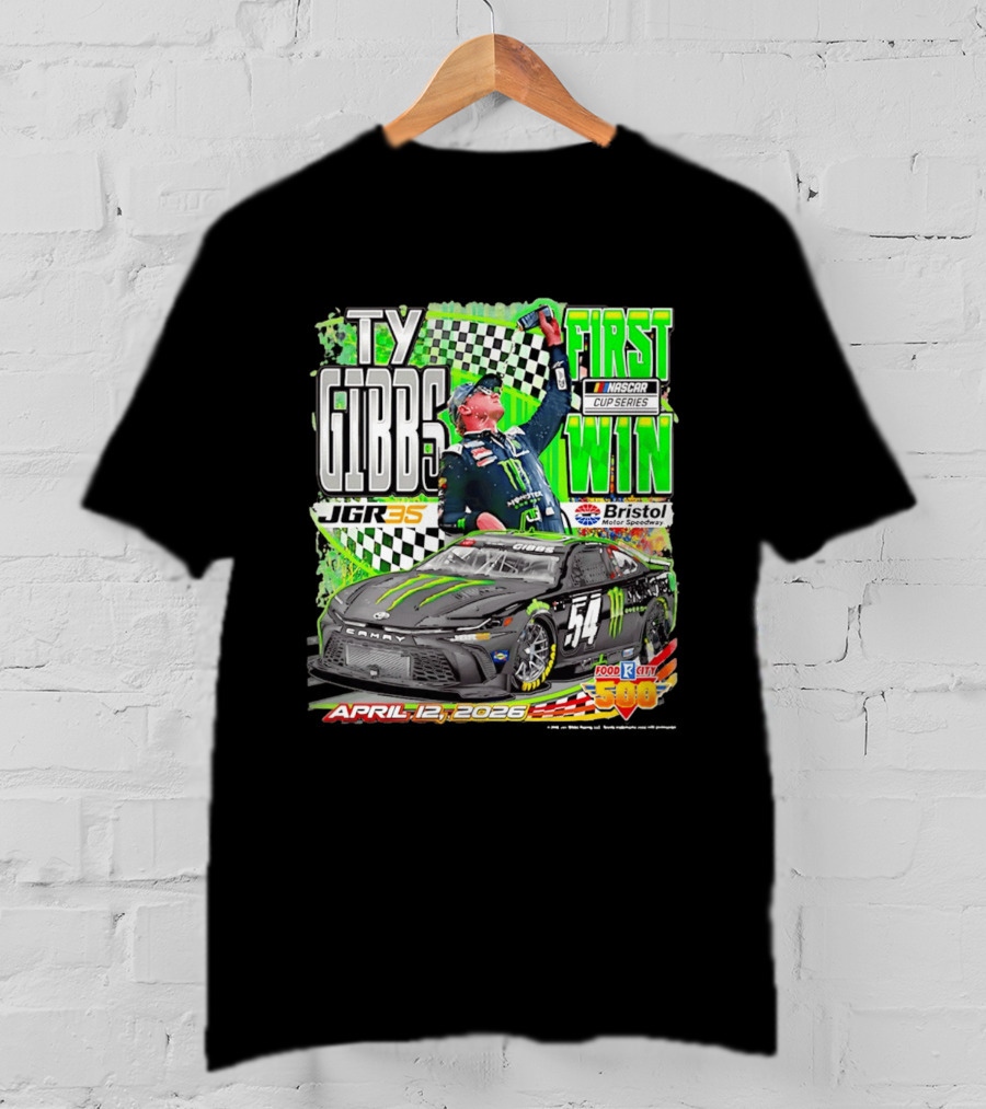 Ty Gibbs First NASCAR Cup Series Win April 12 2026 Bristol Motor Speedway T-Shirt