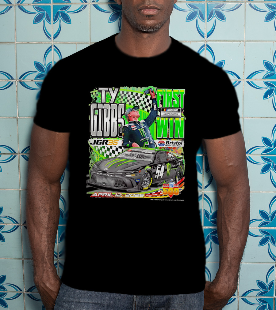 Ty Gibbs First NASCAR Cup Series Win April 12 2026 Bristol Motor Speedway T-Shirt