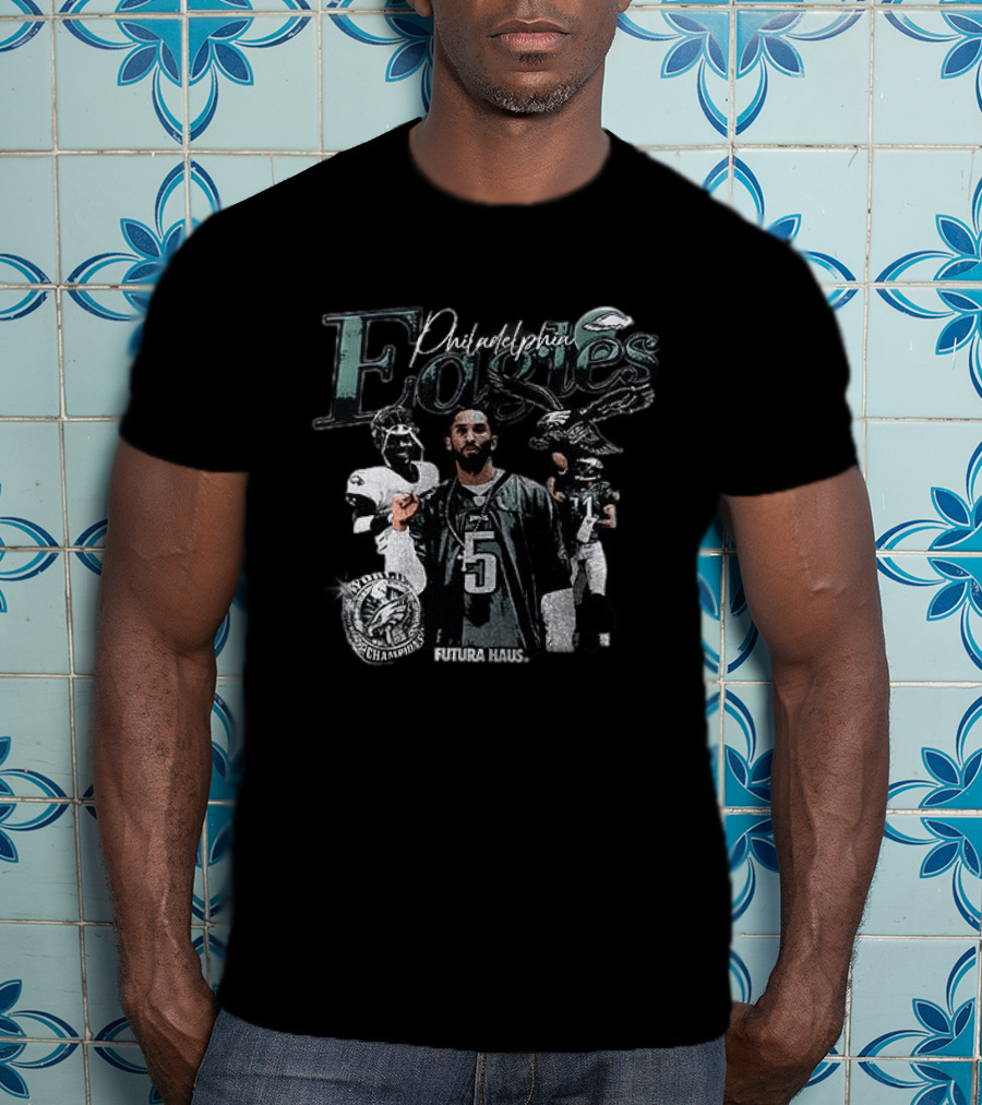 Philadelphia Eagles Super Bowl Champions Kobe Bryant Eltura Haus T-Shirt