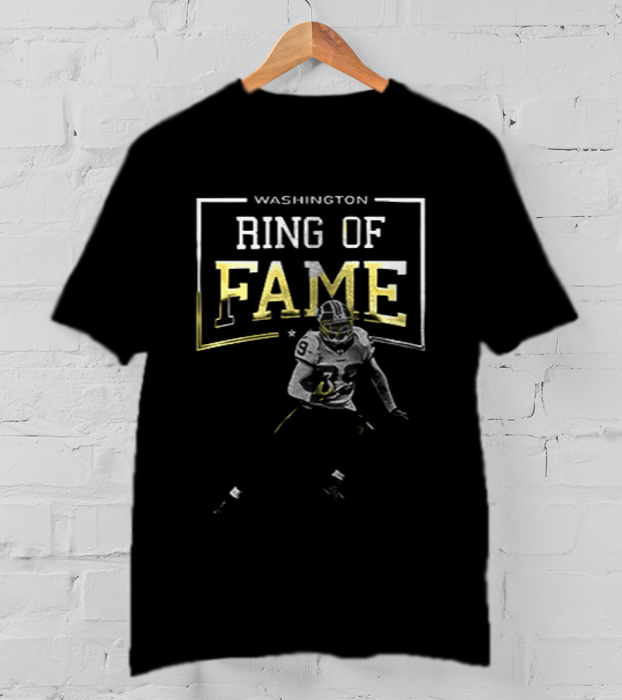 Washington Commanders Ring Of Fame Football Pose T-Shirt