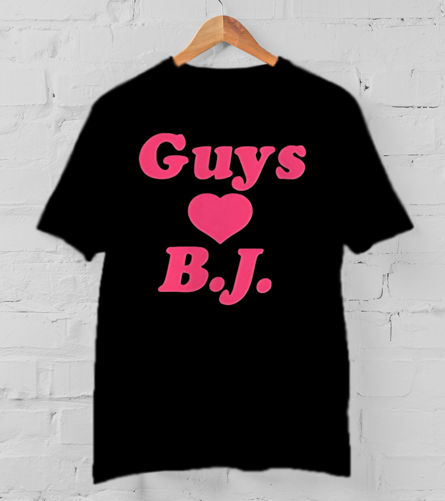 Guys Heart B.J. Pink T-Shirt