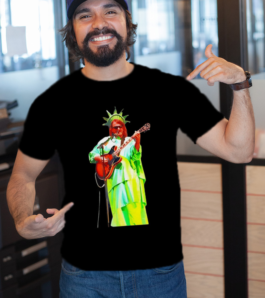 Randy Crabtree Widespread Panic Statue Of Liberty Guitarist T-Shirt