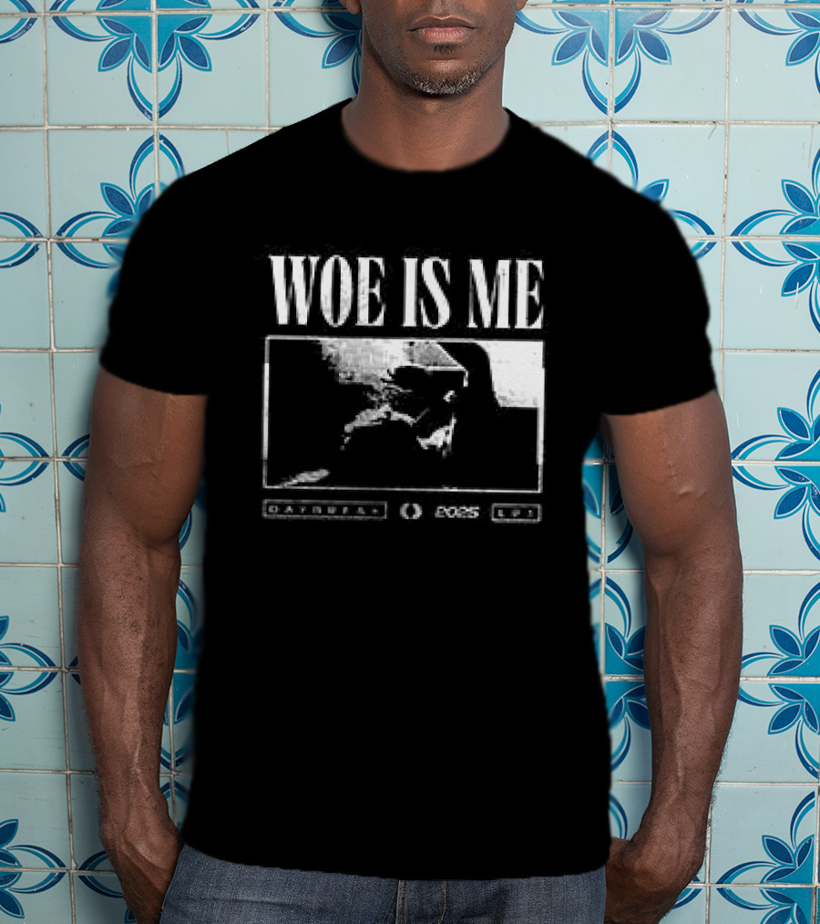 Woe Is Me Daybreak LP3 Album Cover T-Shirt