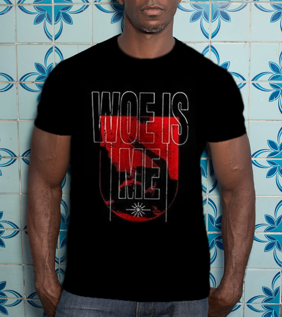 Woe Is Me Red Print Daybreak T-Shirt
