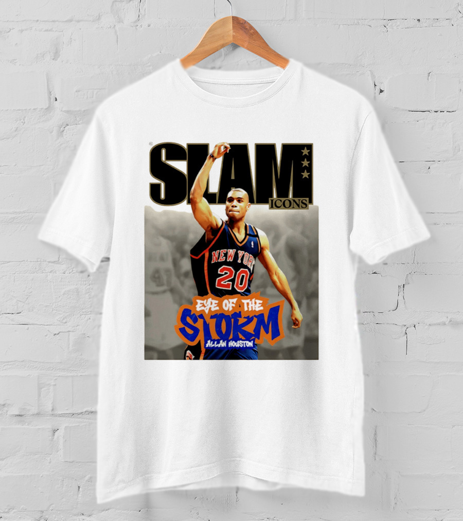 Slam Icons New York Knicks Allan Houston Eye Of The Storm T-Shirt