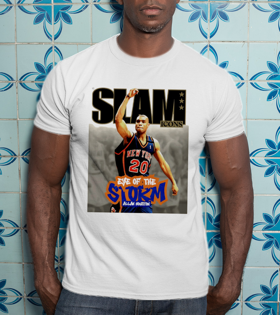 Slam Icons New York Knicks Allan Houston Eye Of The Storm T-Shirt