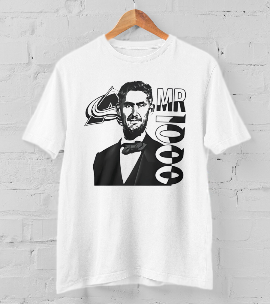 Brock Nelson Mr 1000 Colorado Avalanche Hockey T-Shirt