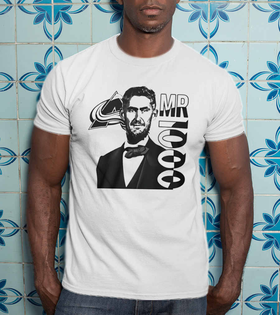 Brock Nelson Mr 1000 Colorado Avalanche Hockey T-Shirt
