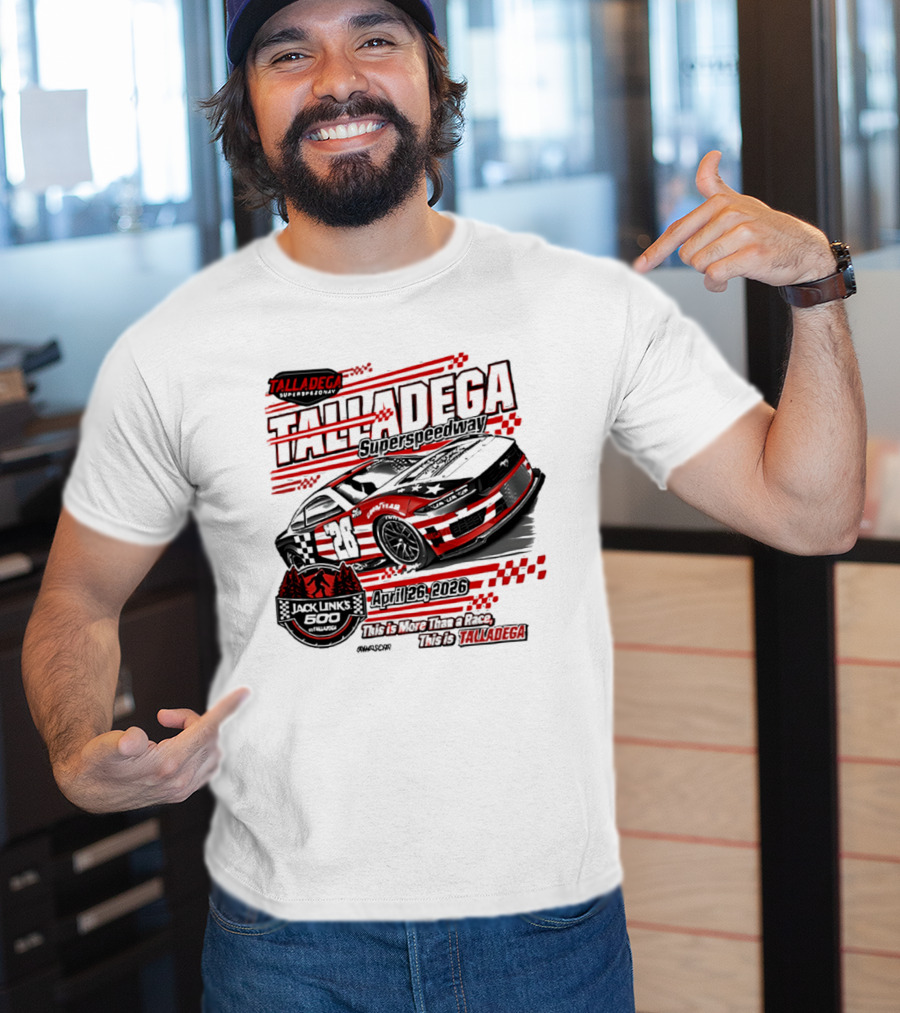 Talladega Superspeedway 2026 Jack Links 500 April Event Racing 28 Car T-Shirt