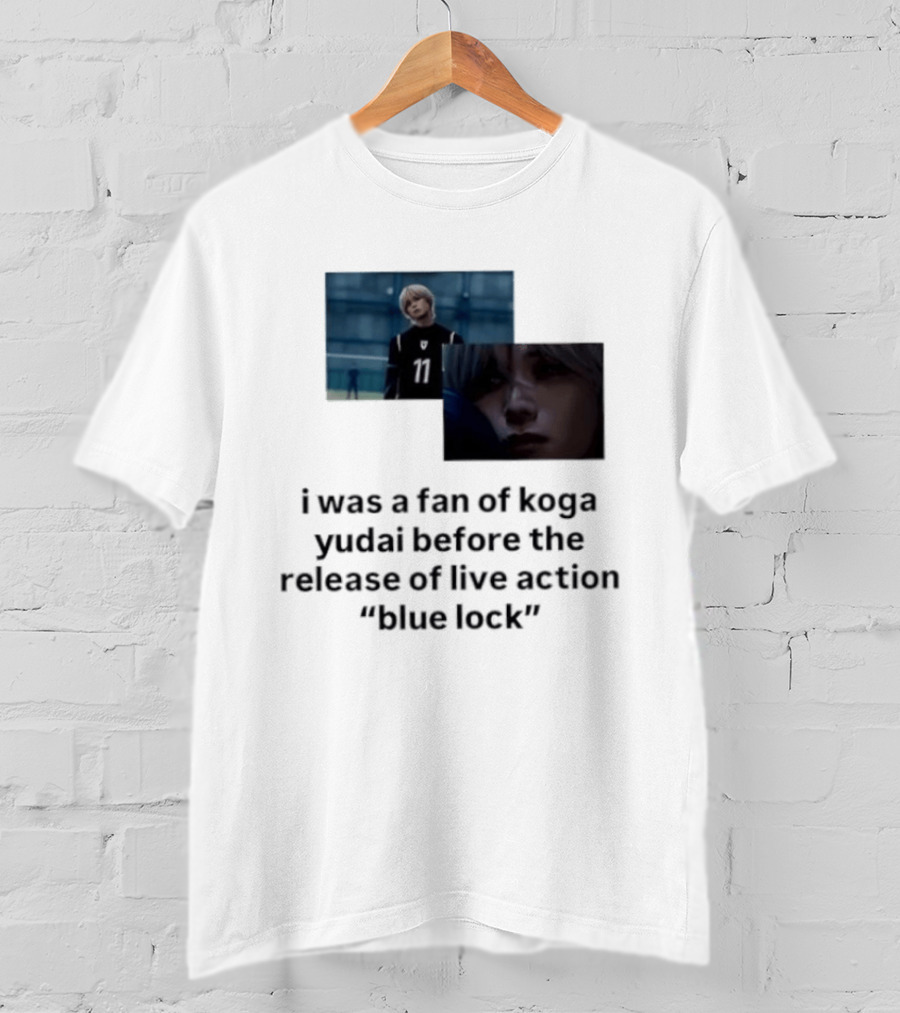 Koga Yudai Before Blue Lock Live Action Release Fan T-Shirt