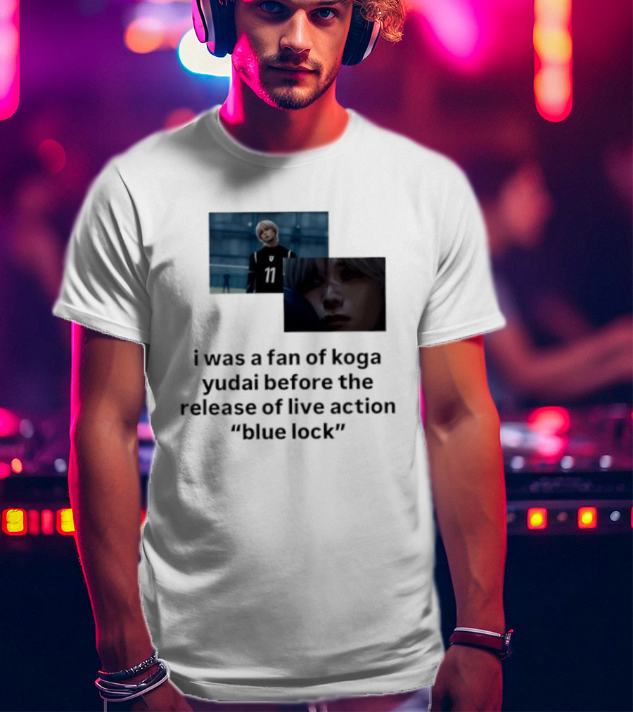 Koga Yudai Before Blue Lock Live Action Release Fan T-Shirt