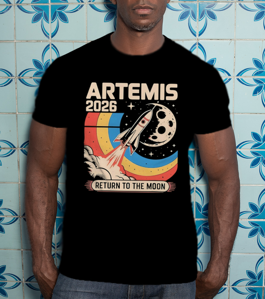 Artemis 2026 Rocket Launch Return To The Moon T-Shirt