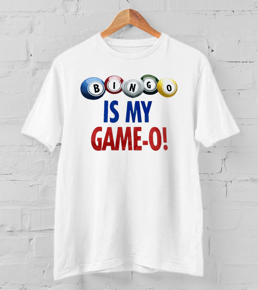 Bingo Is My Game O Billiard Balls Fun Playful T-Shirt