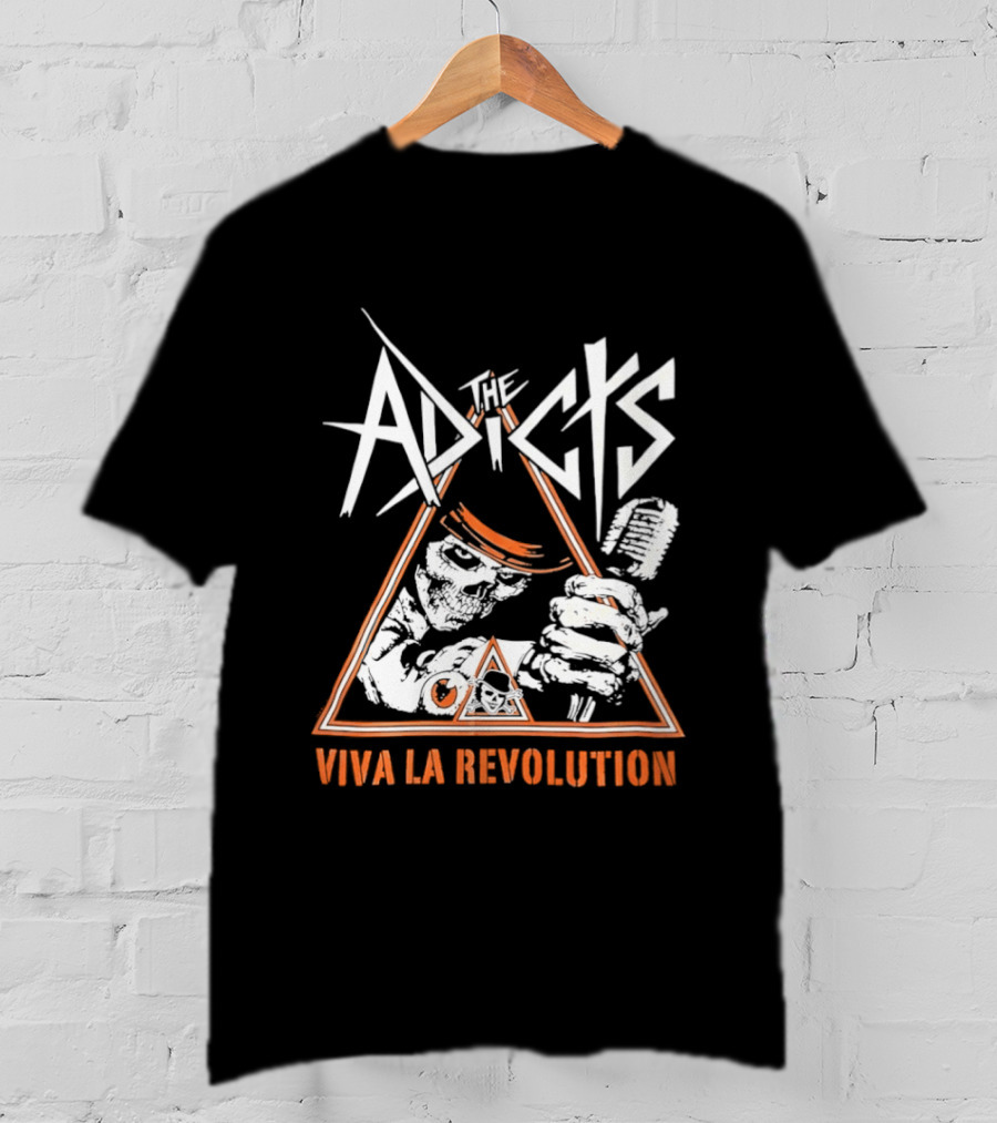 The Adicts Skeleton Viva La Revolution T-Shirt