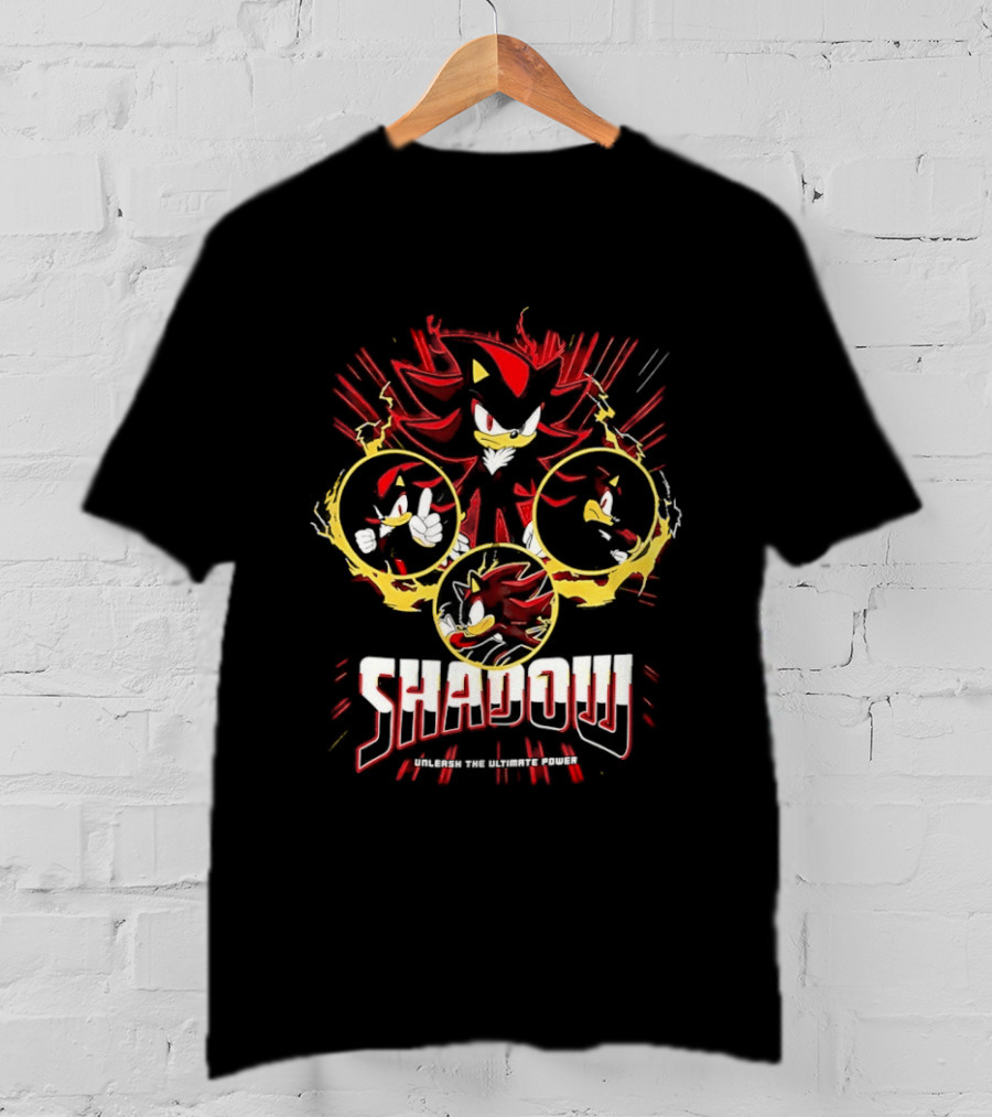 Shadow The Hedgehog Unleash The Ultimate Power T-Shirt