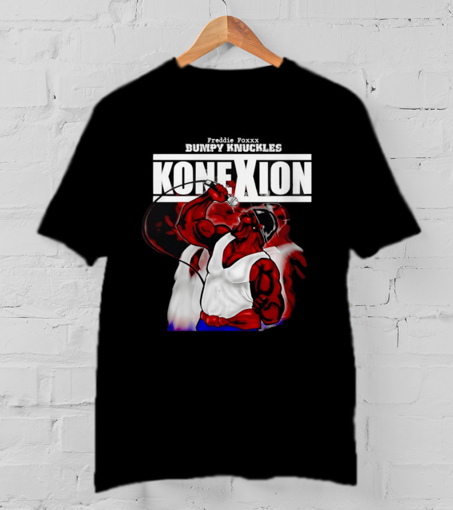 Freddie Foxxx Bumpy Knuckles Hip Hop Konexion Microphone Power T-Shirt