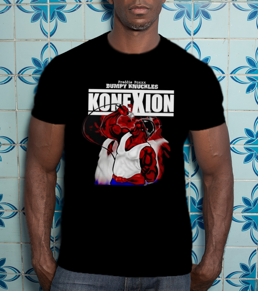 Freddie Foxxx Bumpy Knuckles Hip Hop Konexion Microphone Power T-Shirt