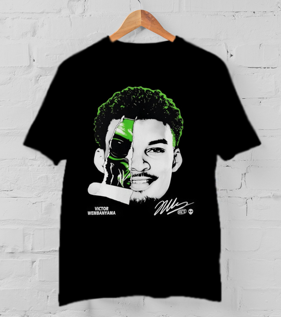 Victor Wembanyama Alien San Antonio Spurs Player Fusion T-Shirt
