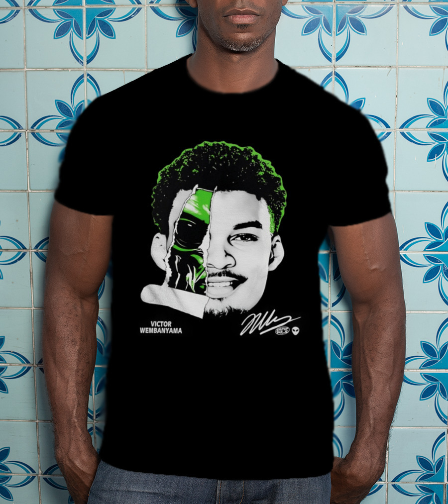 Victor Wembanyama Alien San Antonio Spurs Player Fusion T-Shirt