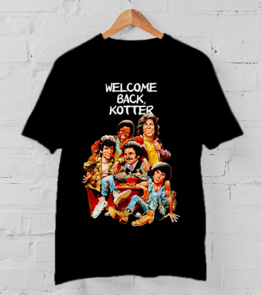 Welcome Back Kotter 1970s Sitcom Cartoon Characters T-Shirt