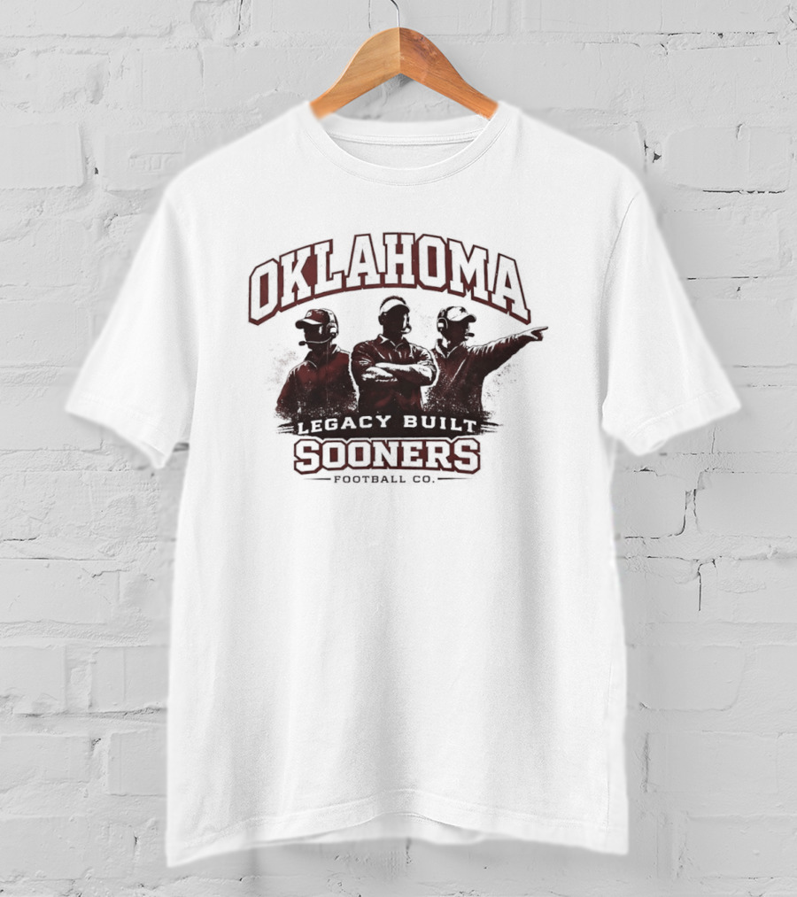 Oklahoma Sooners Legacy Built Football Traditions T-Shirt